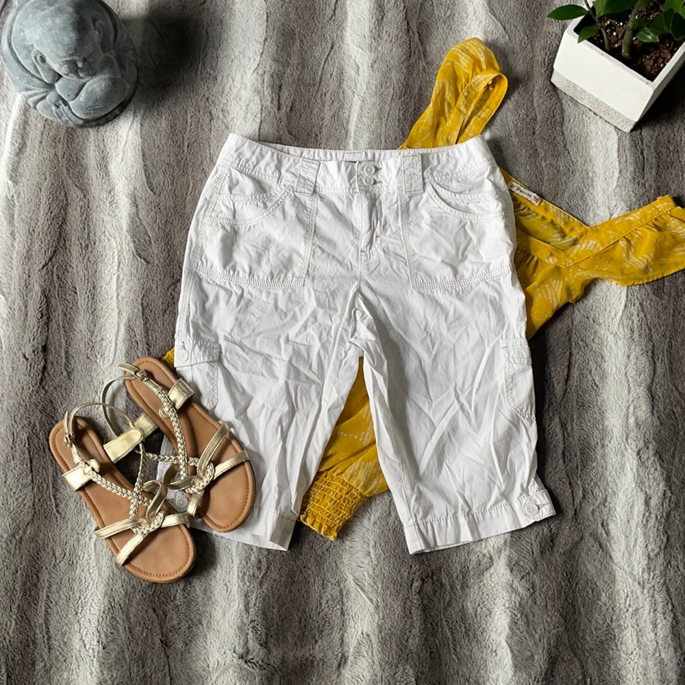 White French Cuff Shorts